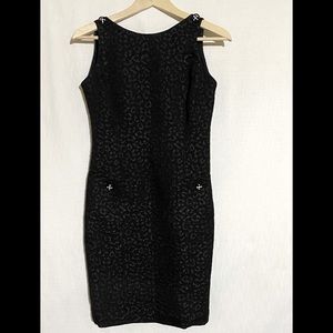 CLASSY LITTLE BLACK DRESS BY CHETTA B SIZE 8